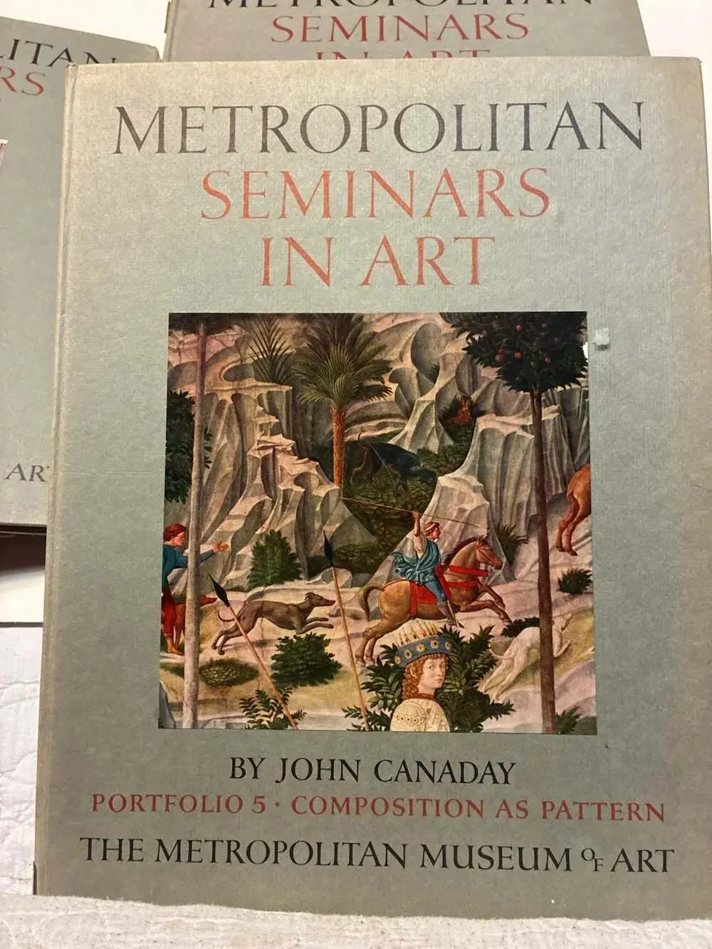 Set of 10 VTG Metropolitan Seminars in Art Portfolios by John Canaday